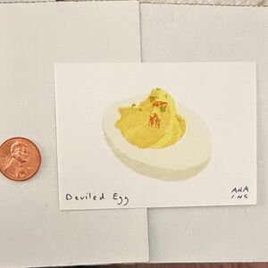 Inciardi mini print - deviled egg
